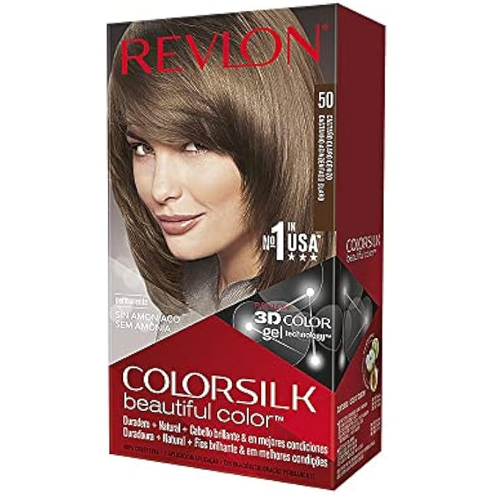 Revlon ColorSilk Haircolor, Light Ash Brown (pack of 3)